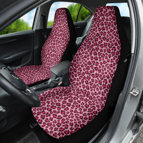 Leopard Pink Skin Car Seat Covers 211701