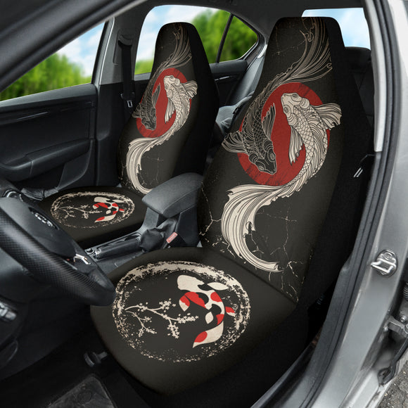 Japan Koi Fish Art Car Seat Covers 212801