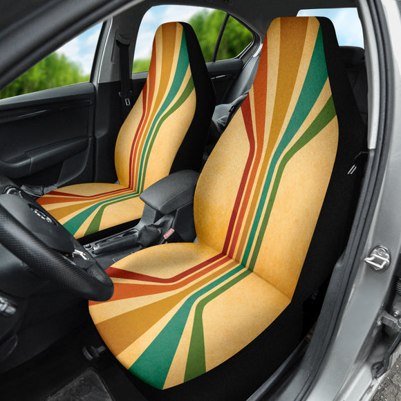 Retro Colorful Car Seat Covers 210102