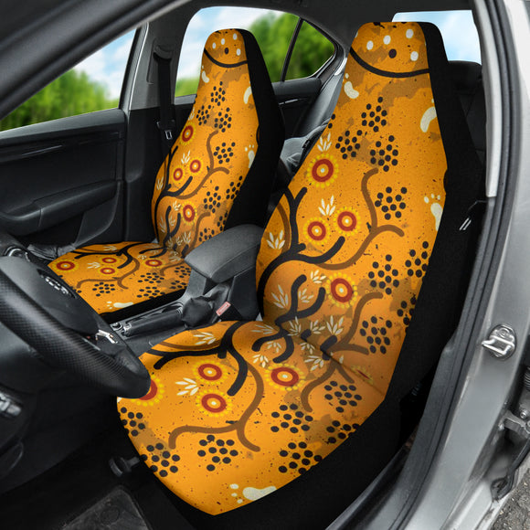 Australia Aboriginal Art In Spring Style Car Seat Covers 1 212501