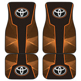 Amazing Stylist Top Quality Toyota Orange Car Floor Mats 210302