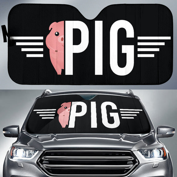 Best Gift Ideas Pig Car Auto Sun Shades 212201