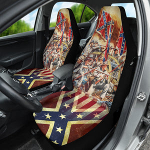 US American Civil War Car Seat Covers Style 5 213001