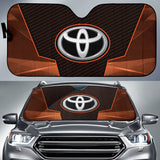 Amazing Stylist Top Quality Toyota Orange Car Auto Sun Shades 210302