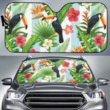 Hibicus Toucan Forest Car Auto Sun Shades 212401