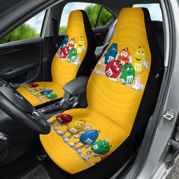 Amazing Gift Idea M&M Funny Members Car Seat Covers 210101