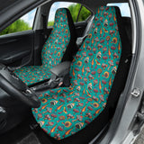 Colorful Mushroom Blue Background Car Seat Covers 212301