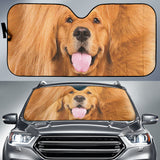 Golden Retriever Car Auto Sun Shades Funny Dog Face 212401