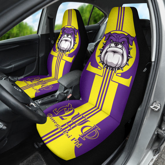 Omega Psi Phi Bulldog Iron Car Seat Covers 212401