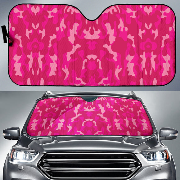 Pink Camouflage Car Windshield Camo Auto Sun Shades 211601