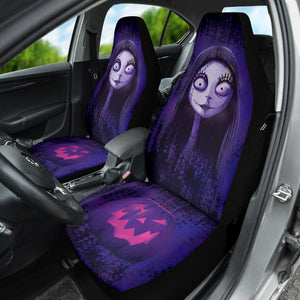 Sally & Pumpskin Nightmare Before Christmas Cartoon Car Seat Covers 212901