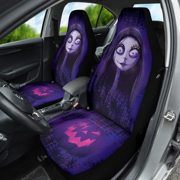 Sally & Pumpskin Nightmare Before Christmas Cartoon Car Seat Covers 212901