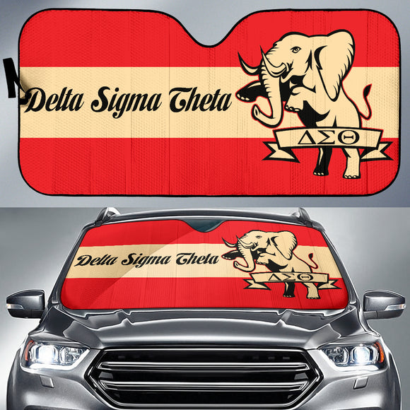Delta Sigma Theta Car Auto Sun Shades Elephant Red 212301