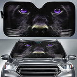 Black Panther Closeup Powerful Wild Predator Car Auto Sun Shades 211502