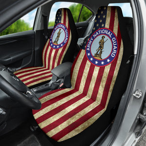 Nation Guard Car Seat Covers American Flag 210502