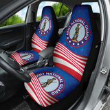 Nation Guard Car Seat Covers American Flag Style 2 210602