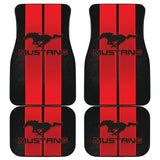 Red Ford Mustang Fastback Muscle Car Floor Mats 210101