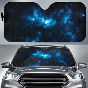 Blue Dark Galaxy Car Auto Sun Shades 210101