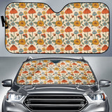 Amazing Retro Champignons Car Sun Shades 210902
