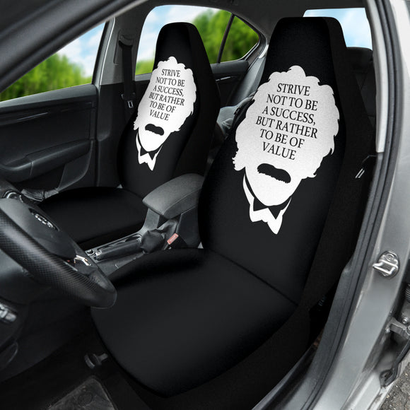 Compliment Quote Strive Not To Be A Success, But Rather To Be Of Value Car Seat Covers Style 1 213101