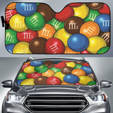 M&M Chocolate Candy Color Car Auto Sun Shades Car Accessories Decoration 212901