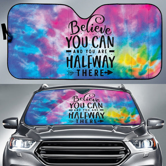 Believe You Can And You're Halfway There Car Auto Sun Shades Style 1 213001