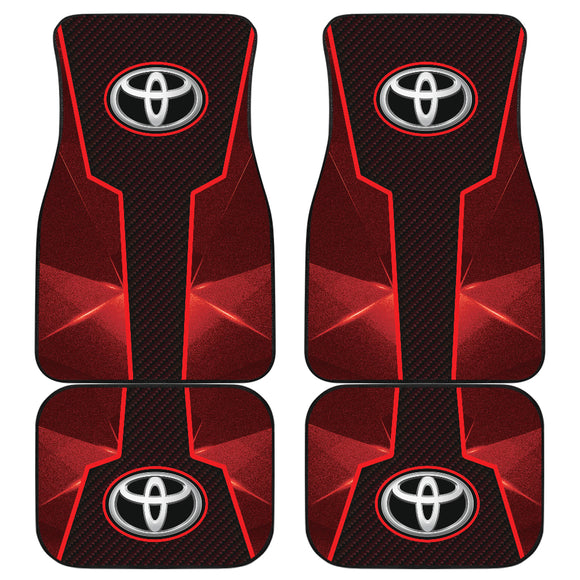 Amazing Stylist Top Quality Toyota Red Car Floor Mats 210302