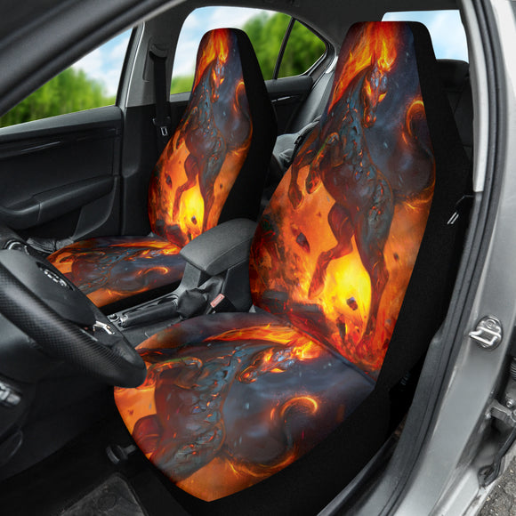 Fire Horse Car Seat Covers 210102