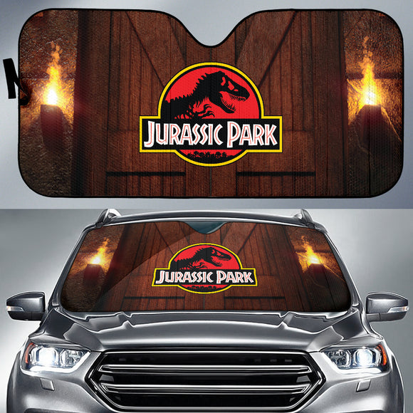 Amazing Best Gift Idea Jurassic Park Printed Car Auto Sun Shades 213001