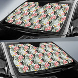 Hibicus Toucan Vintage Car Auto Sun Shades 212401