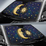 Celestial Sun And Man In Moon Car Auto Sun Shades 210302