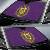 Omega Psi Phi Symbol Purple Camouflage Car Auto Sun Shades 210102