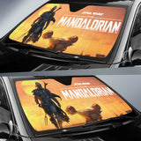 Mandalorian Car Auto Sun Shades Custom Star Wars Car Decoration 212901