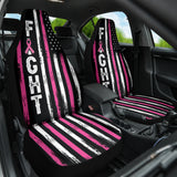 Breast Cancer American Flag Car Seat Covers 210202