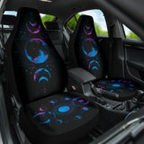 Triple Moon Purple Galaxy Car Seat Covers 210402