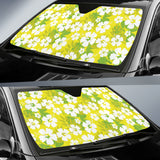 Yellow Aloha Flowers Car Auto Sun Shades 212401