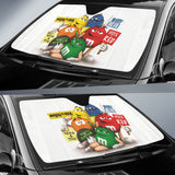 M&M Chocolate Team Car Auto Sun Shades Car Accessories Decoration 212701