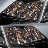 Akita Full Face Car Auto Sun Shades 211701