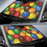 M&M Chocolate Candy Color Car Auto Sun Shades Car Accessories Decoration 212901