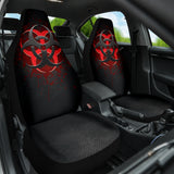 Biohazard Red Grunge Color Splash Car Seat Covers 212101