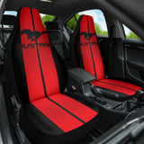 Red Ford Mustang Fastback Muscle Car Seat Covers 210101