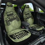 Jeep Offroad Drabolive Black Beach Palms Car Seat Covers Style 2 211701