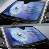 Compliment Quote When I See You, Everything Else Within The Frame Falls Away Car Auto Sun Shades Style 1 213101