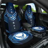 US Air Force Metal Abstract Car Seat Covers 210402