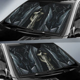 Grim Reaper Dark Death Cross Car Auto Sun Shades 211501