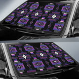 Seven Tribes Purple Car Auto Sun Shades 212301