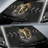 Native American Indian Eagle Wolf Spirit Animals Car Auto Sun Shades 210502