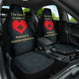 Family Quote The Family Is One Of Nature Masterpieces Car Seat Covers Style 1 210102