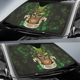 Leprechaun Skull Patrick's Day Car Auto Sun Shades 212501