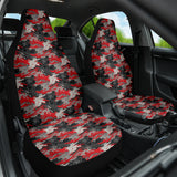 Rose Black Camo Car Auto Seat Covers 212201
